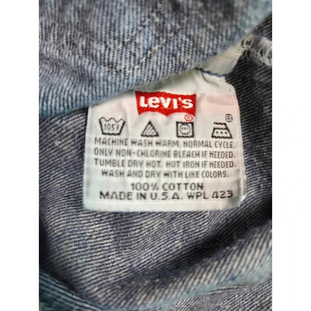 Vintage Levi's 501 Jeans Mens 42x34 Blue‎  90s Made in USA Straight Leg Denim